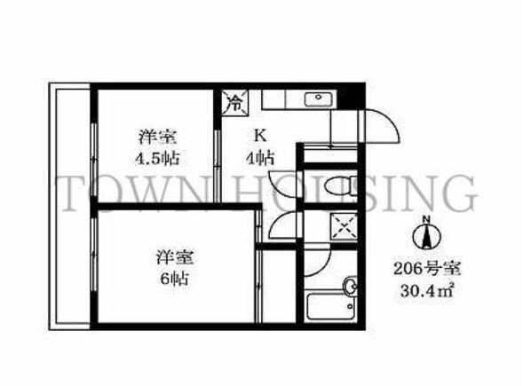 メルシー下目黒の物件間取画像